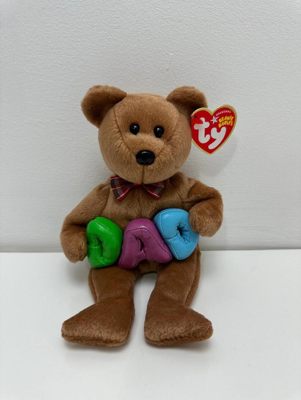 Ty Beanie Baby “Dad” the Fathers Day Bear (8.5 inch)